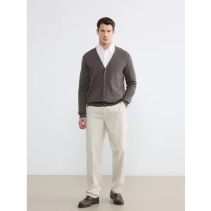 LCWAIKIKI Classic Bej Standart Kalıp Erkek Chino Pantolon