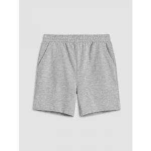 LCW Kids Gri Beli Lastikli Kız Çocuk Şort