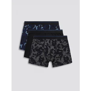 LC WAIKIKI Siyah Pamuklu Esnek Erkek Boxer 3lü