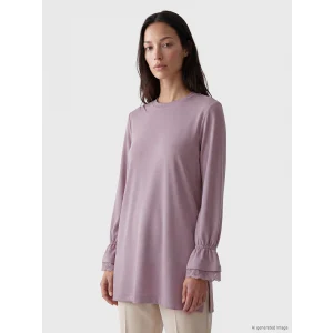 LCW EVERYDAY Lila Soft Touch Kadın Sweatshirt Tunik