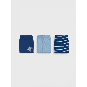LCW Kids Mavi Beli Lastikli Erkek Çocuk 3lü Boxer
