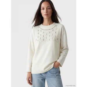 LCW EVERYDAY Bej Taşlı Soft Touch Kadın Tunik