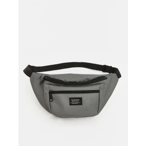LCW ACCESSORIES Gri Çift Fermuarlı Erkek Bel Çantası