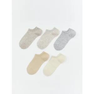 LCW DREAM Kahverengi Kadın Sneaker Çorap 5li