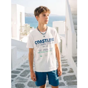 LCW Kids Beyaz Baskılı Erkek Çocuk Takım