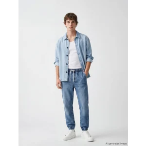 LCW Jeans İndigo Jogger Fit Erkek Jean Pantolon