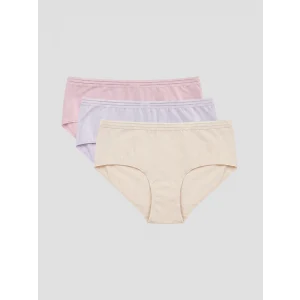 LCW DREAM Lila Düz Brazilian Külot 3lü