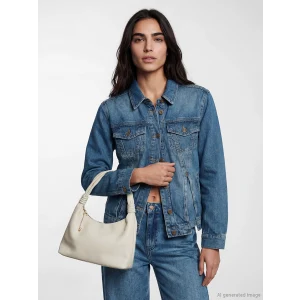 LCW ACCESSORIES Bej Deri Görünümlü Kadın Omuz Çantası