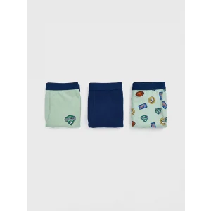 LCW Kids Yeşil Erkek Çocuk Boxer 3lü
