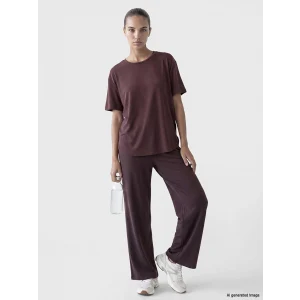 KOOR SPORT Kahverengi Soft Touch Kadın Spor Eşofman Altı