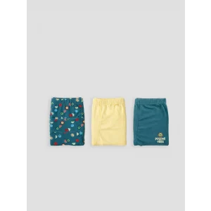 LCW Kids Petrol Erkek Çocuk Boxer 3lü