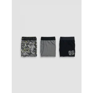 LCW Kids Gri Erkek Çocuk 3lü Boxer