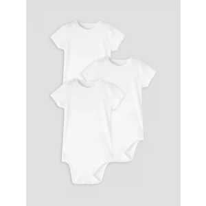 LCW baby Beyaz Erkek Bebek Çıtçıtlı Body 3lü