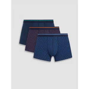 LC WAIKIKI Mavi Pamuklu Esnek Erkek Boxer 3lü