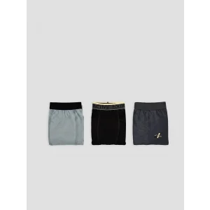 LCW Kids Gri Erkek Çocuk Boxer 3lü