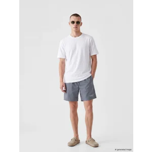 LCW SWIMWEAR Gri Kısa Boy Baskılı Erkek Deniz Şortu