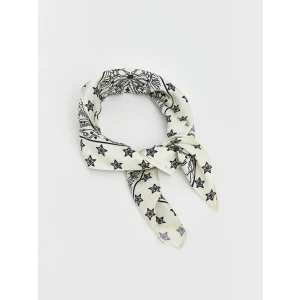 LCW ACCESSORIES Ekru Desenli Kadın Fular