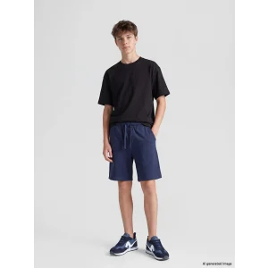 LCW Kids Lacivert Beli Lastikli Erkek Çocuk Pike Şort