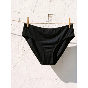 LCW DREAM Siyah Yüksek Bel Kadın Hipster Bikini Altı