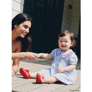 LCW baby Ekru Bebe Yaka Kız Bebek Elbise