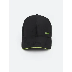 LCW ACCESSORIES Siyah Nakışlı Erkek Çocuk Kep Şapka