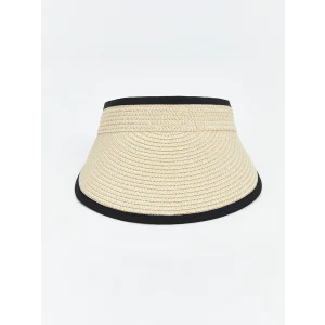 LCW ACCESSORIES Bej Kadın Hasır Vizor Şapka