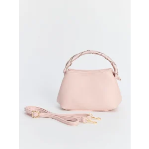 LCW ACCESSORIES Pembe Fular Detaylı Deri Görünümlü Kadın Omuz Çantası