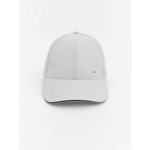 LCW ACCESSORIES Gri Nakışlı Erkek Kep Şapka