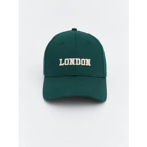 LCW ACCESSORIES Yeşil Yazı Nakışlı Kadın Kep Şapka