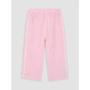 LCW Kids Pembe Regular Fit Kız Çocuk Dantel Detaylı Pantolon