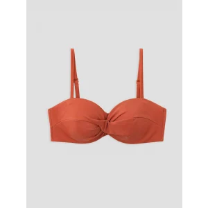 LCW DREAM Turuncu Balenli Dolgusuz Kadın Büzgülü Bikini Üst