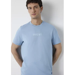 Mavi 0612732-70731 Mavi Logo Baskılı Mavi Tişört
