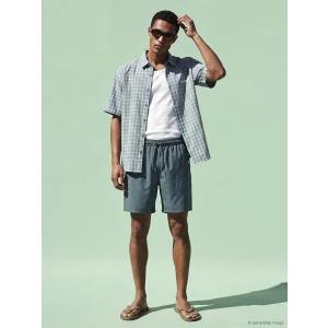 LCW SWIMWEAR Petrol Diz Hizası Boy Erkek Deniz Şortu