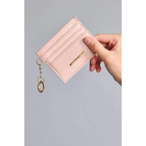 Defacto H6805AXPN696 Pembe Kadın Anahtarlık Halkalı Suni Deri Kartlık