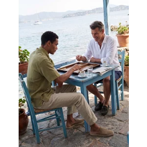 LCW Vision Yeşil Regular Fit Keten Karışımlı Erkek Pantolon