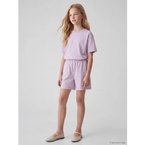 LCW Kids Lila Kız Çocuk Tişört ve Şort