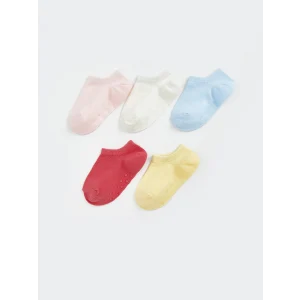 LCW baby Pembe Basic Kız Bebek Patik Çorap 5li