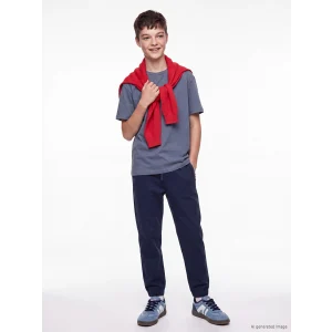 LCW Kids Lacivert Erkek Çocuk Gabardin Jogger Pantolon
