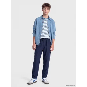 LCW Kids Lacivert Erkek Çocuk Poplin Pantolon