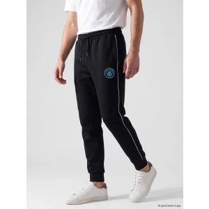 XSIDE ACTIVE Siyah Slim Fit Manchester City Baskılı Erkek Jogger Eşofman Altı