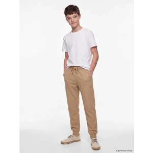 LCW Kids Bej Regular Fit Erkek Çocuk Jogger Eşofman Altı