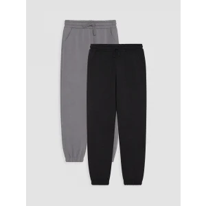 LCW Kids Siyah Erkek Çocuk Jogger Eşofman Altı 2li