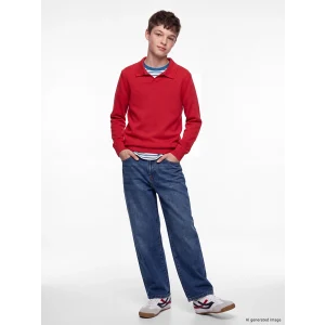 LCW Kids İndigo Baggy Fit Erkek Çocuk Jean Pantolon