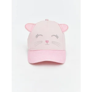 LCW ACCESSORIES Pembe Hayvan Figürlü Kız Çocuk Kep Şapka