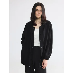 LCW EVERYDAY Siyah Kapüşonlu Kadın Tunik