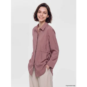 LCW Modest Bordo Modal Karışımlı Kadın Gömlek Tunik