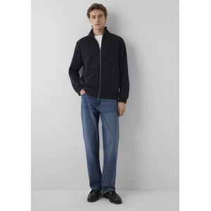 Mavi 0S10653-900 Fermuarlı Siyah Sweatshirt