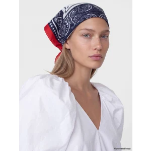 LCW ACCESSORIES Mavi Desenli Kadın Bandana