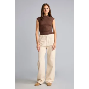 Defacto H0092AXBG738 Bej Straight Fit Normal Bel Düz Paça 5 Cepli Gabardin Pantolon