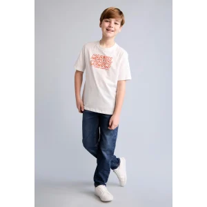 Defacto F0455A8NM35 DENIM Straıght Fıt Düz Paça Jean Pantolon Erkek Çocuk